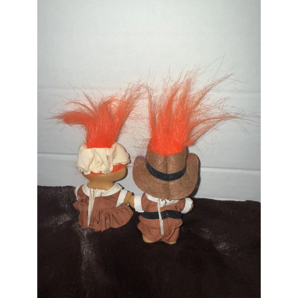 Vintage Thanksgiving Pilgrim‎ Troll Dolls RUSS brand